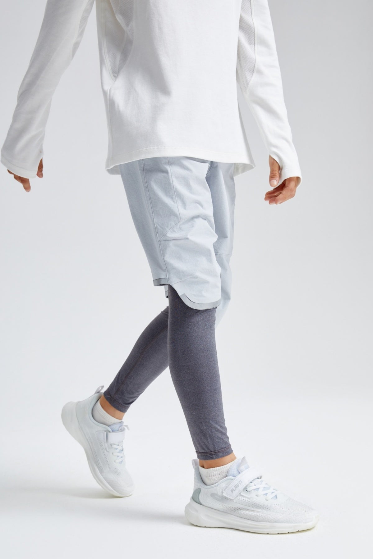 Swift Boys' 2-in-1 Faux Layered Pants