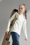 Swift Girls' Stretch Mock Neck Long Sleeve Top