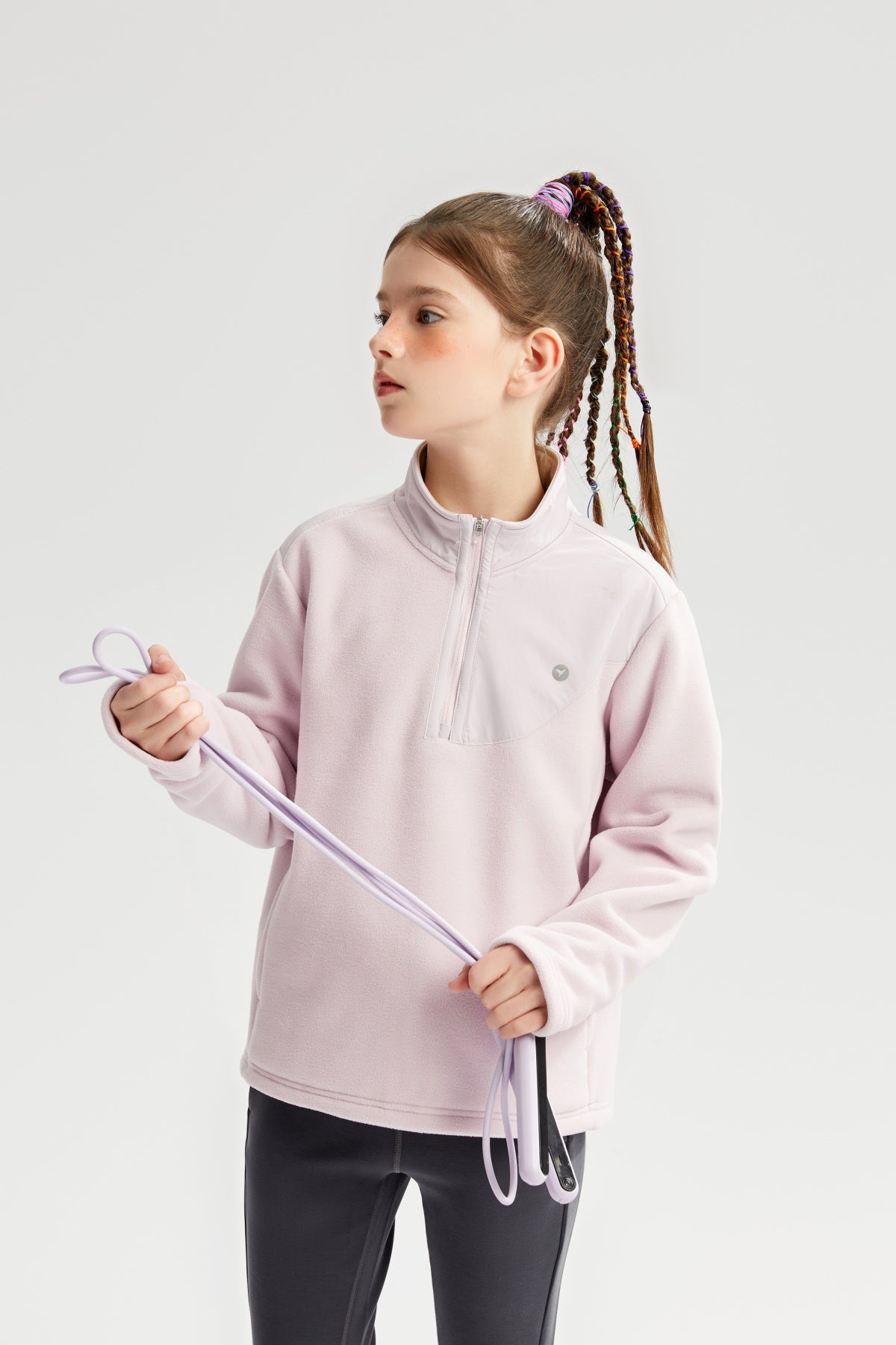 Swift Unisex Kids' Fleece Quarter-Zip Pullover
