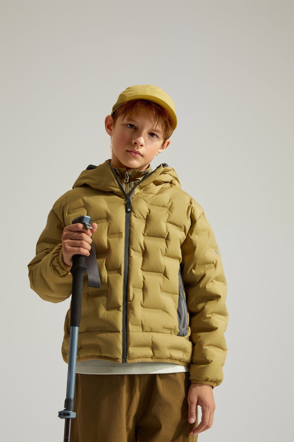 Swift Unisex Kids' Water-Resistant Hooded Puffer Jacket