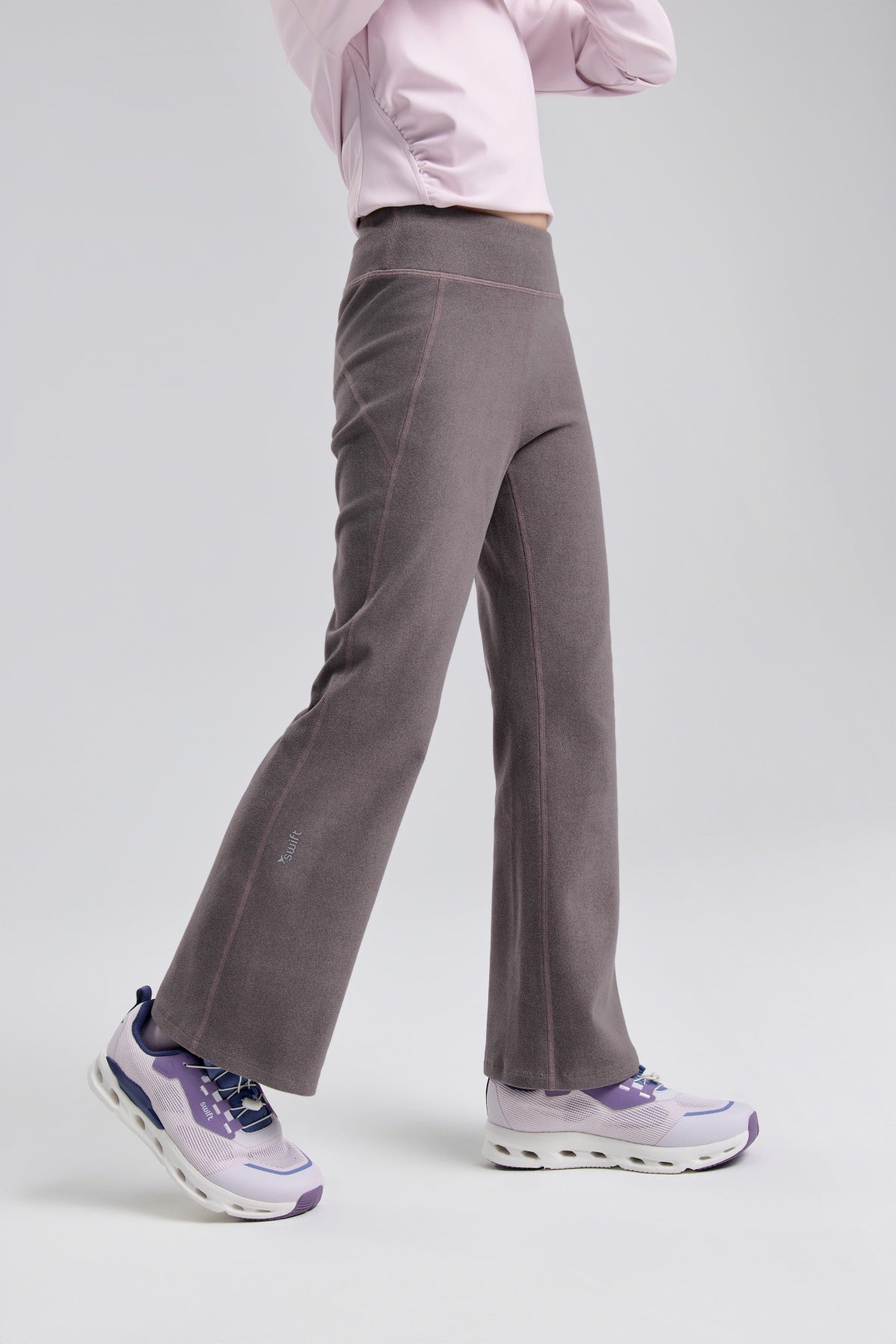 Swift Girls' Soft Stretch Flared Yoga Pants