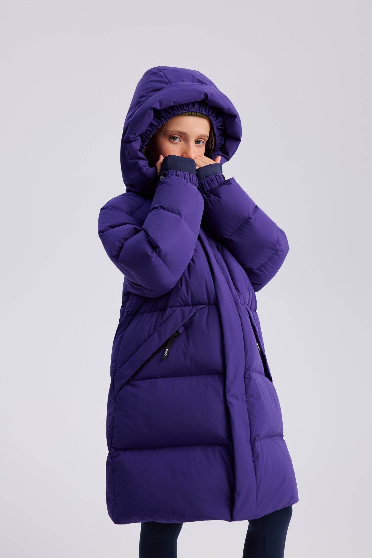 Swift Unisex Kids' Waterproof Longline Puffer Jacket