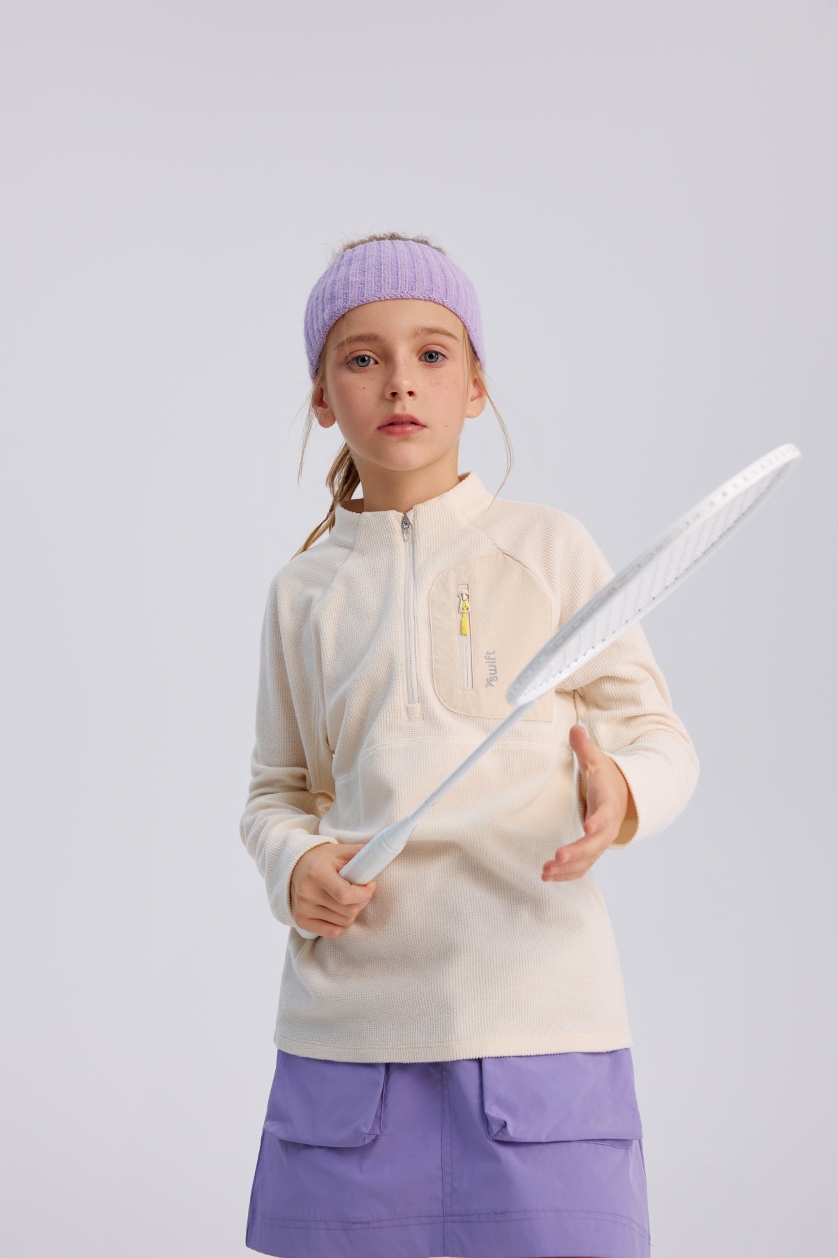 Swift Unisex Kids' Fleece Half-Zip Pullover