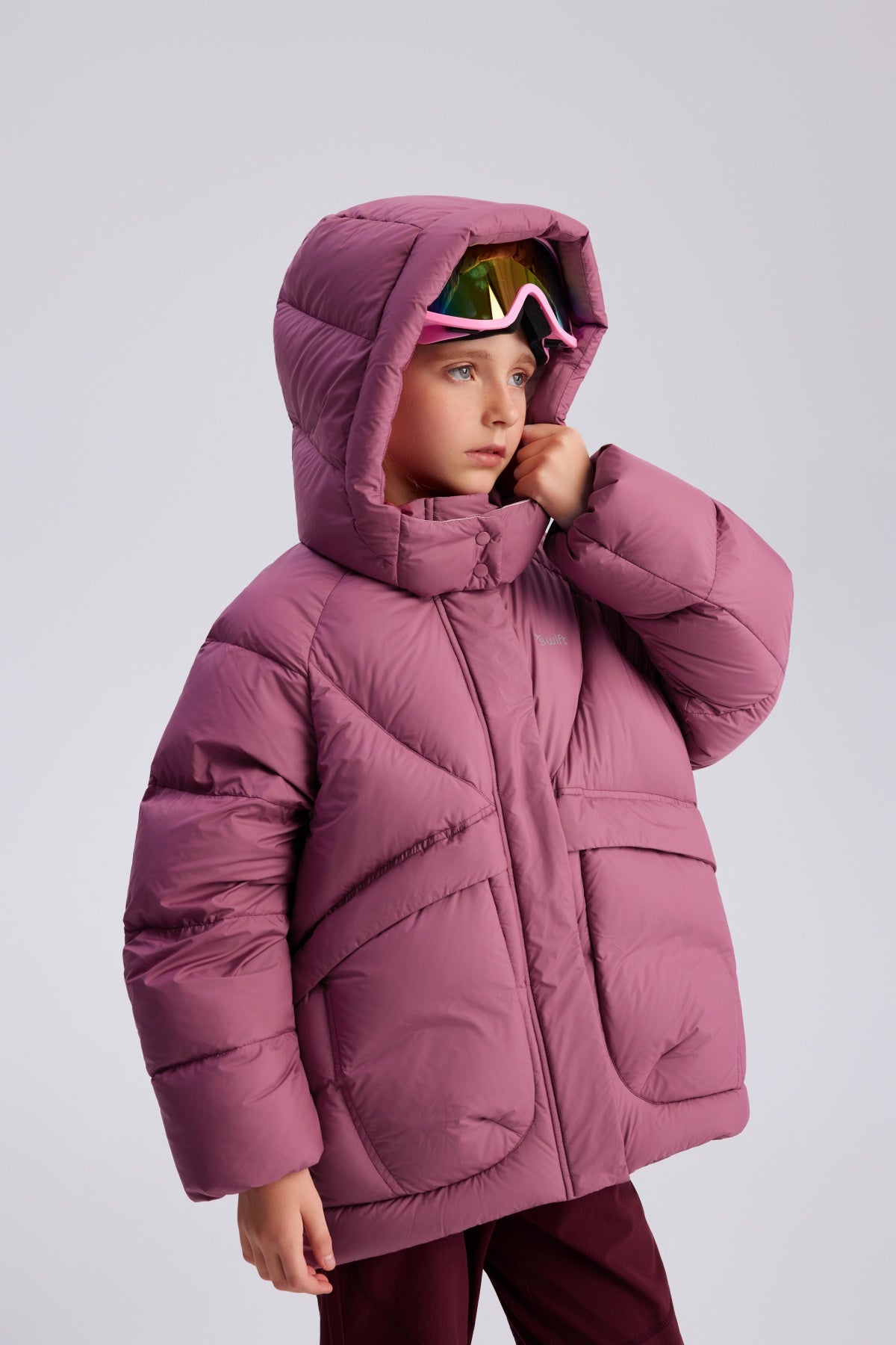 Swift Girls' Waterproof Insulated Puffer Jacket