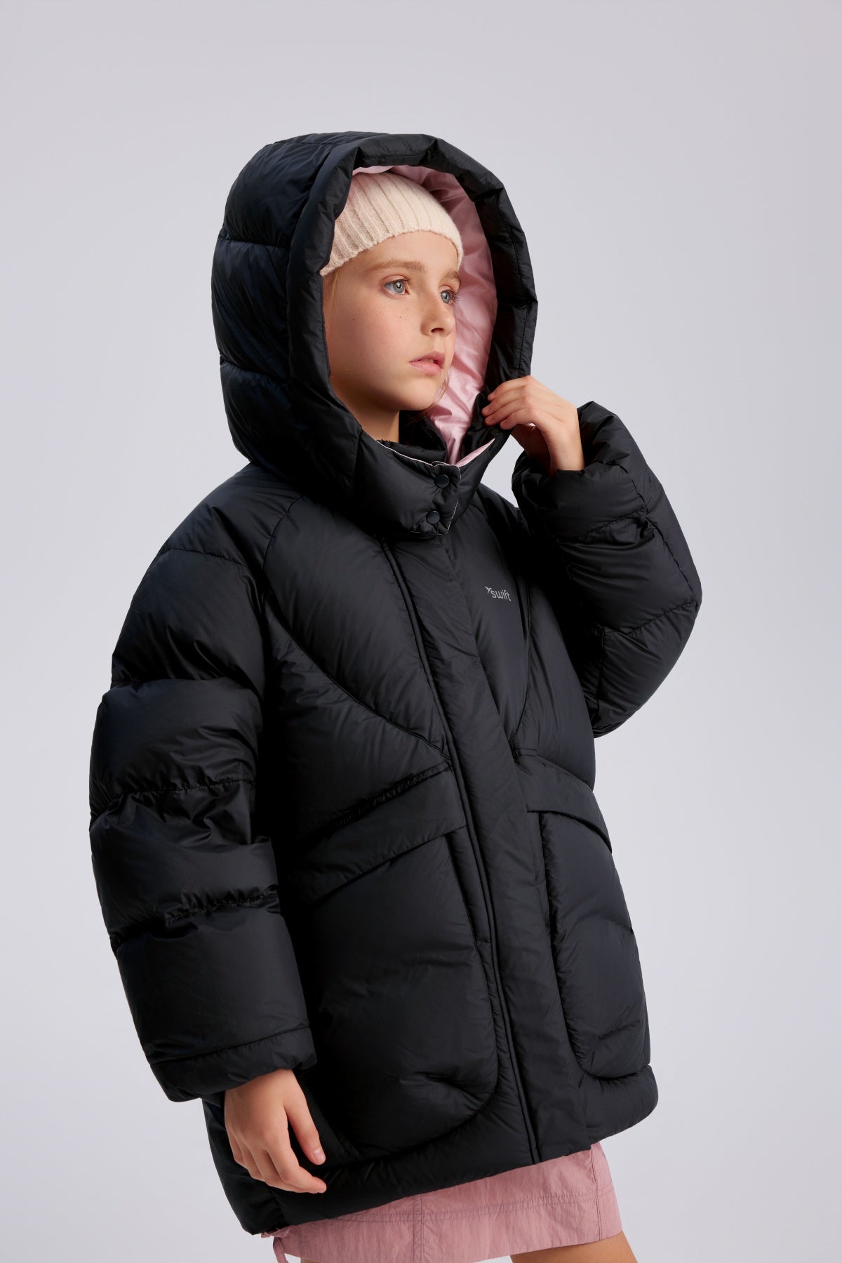 Swift Girls' Waterproof Insulated Puffer Jacket