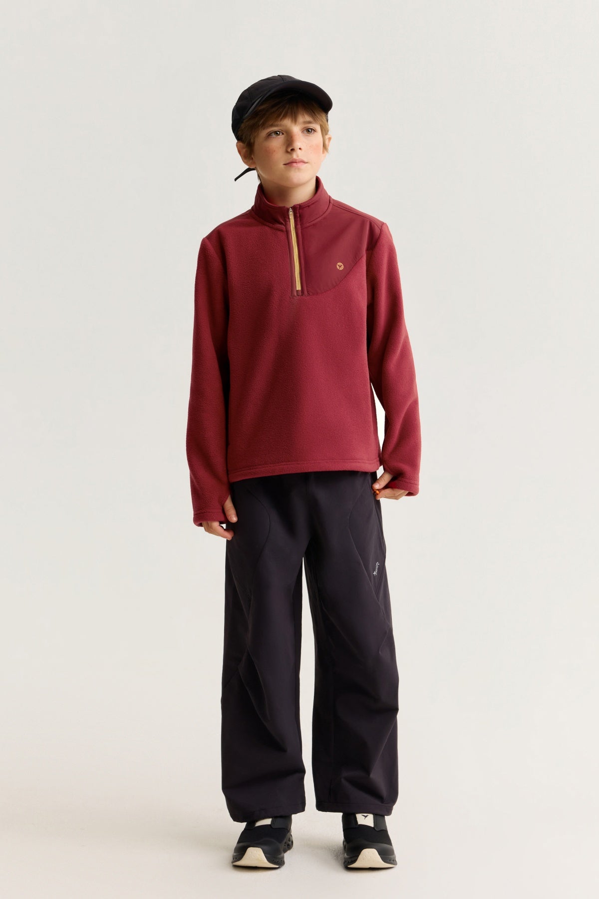 Swift Unisex Kids' Fleece Quarter-Zip Pullover