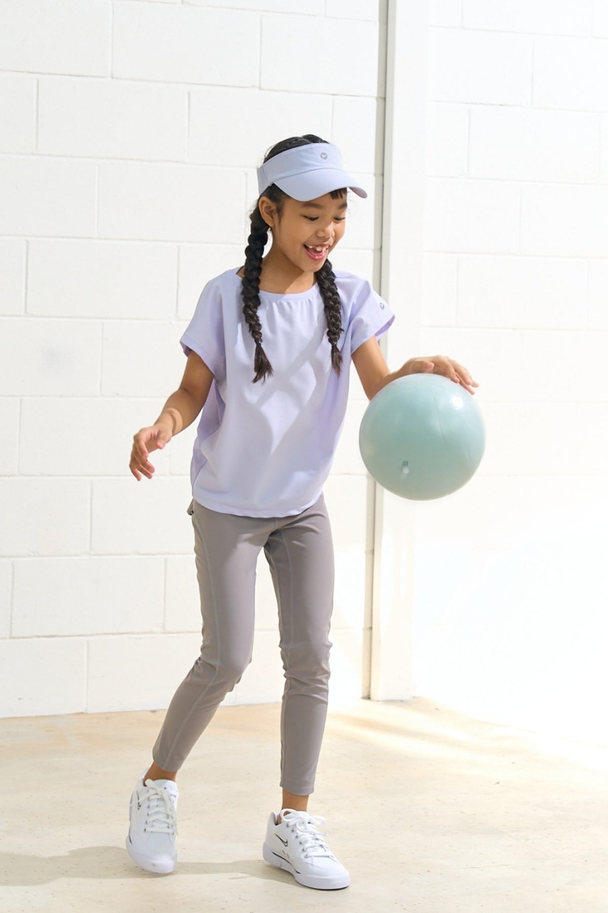 Swift Girls' Cooling Fitted Yoga Leggings